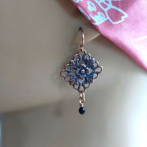 New Copper Filigree Earrings.